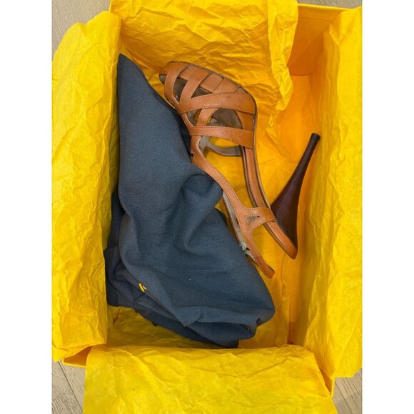 Women's Fendi Spuntata Cuoietto Scotch Caged High Heel Sandals, size EU size 37 - Picture 12 of 13